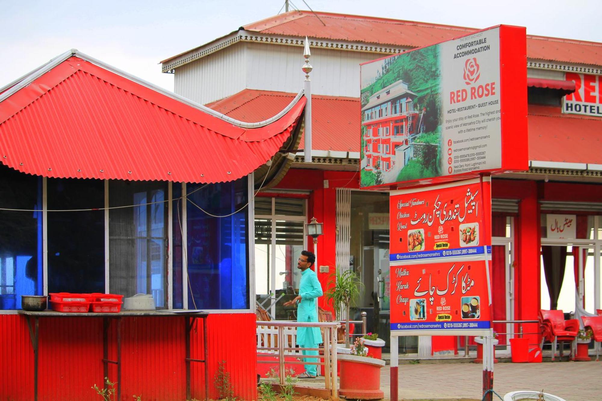 Red Rose Hotel & Resort Mansehra ภายนอก รูปภาพ